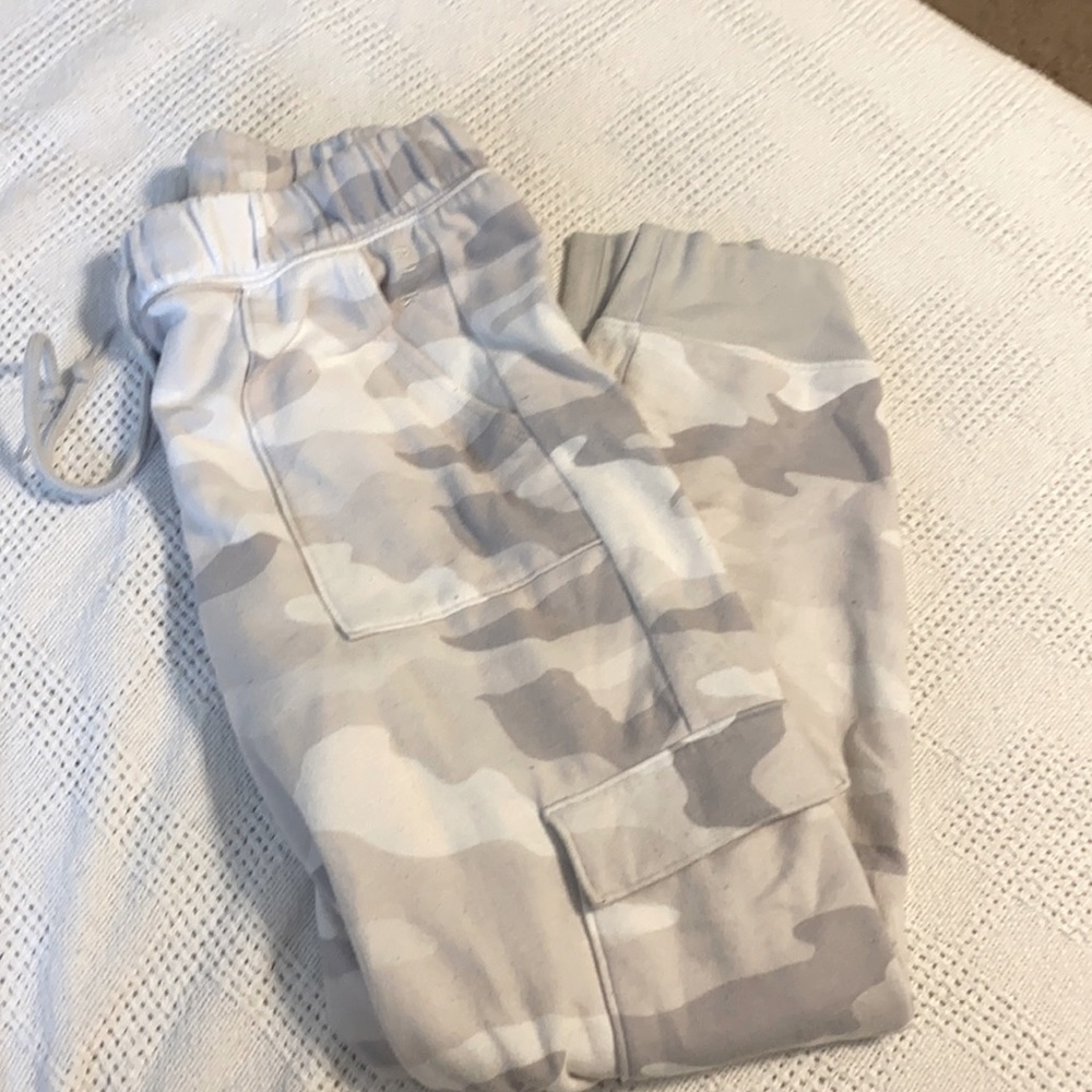 Pink VS grey camo joggers